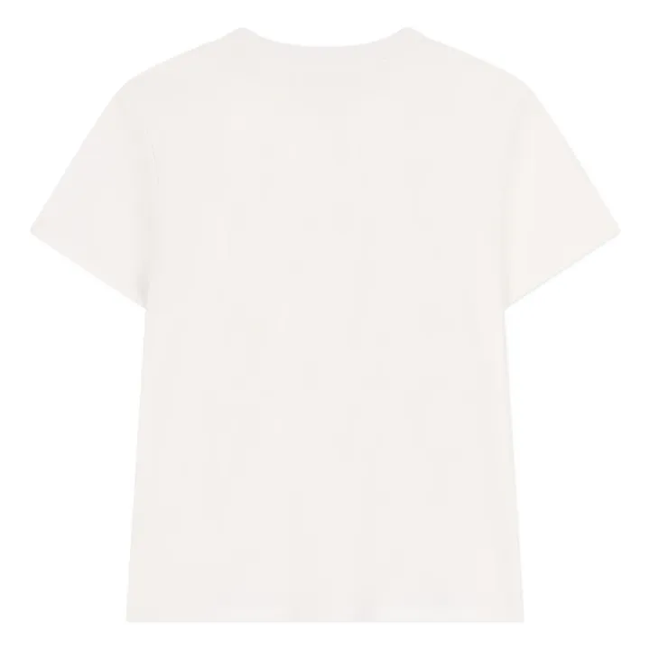 T-Shirt Cœur Jersey Léger Bio | Blanc- Image produit n°3