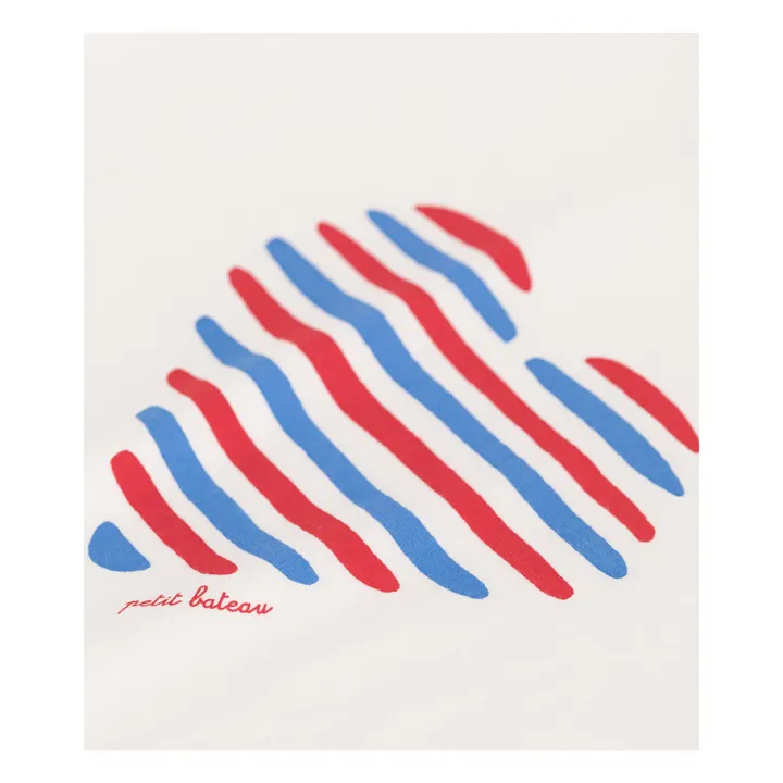 T-Shirt Cœur Jersey Léger Bio | Blanc- Image produit n°4