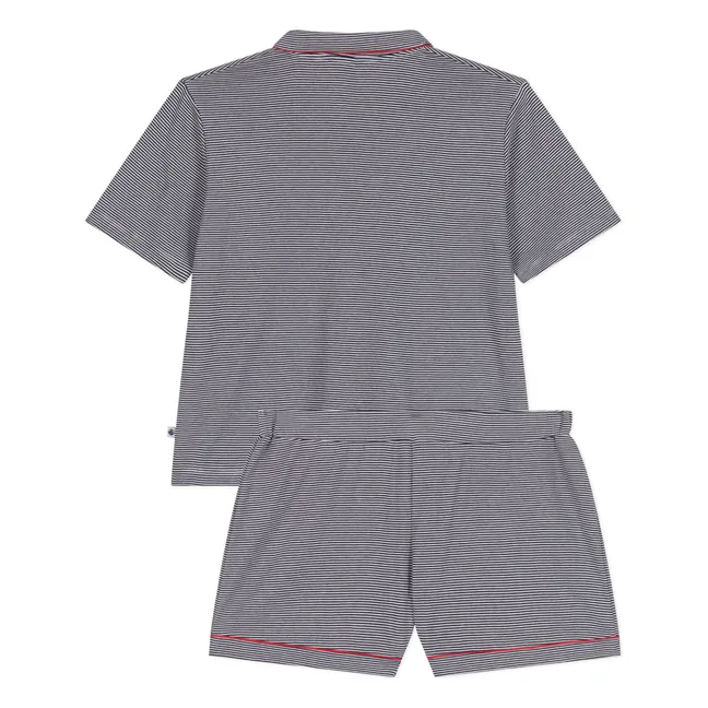 Pyjashort Brookly Bio-Baumwolle | Navy