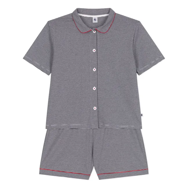 Pyjashort Brookly Bio-Baumwolle | Navy