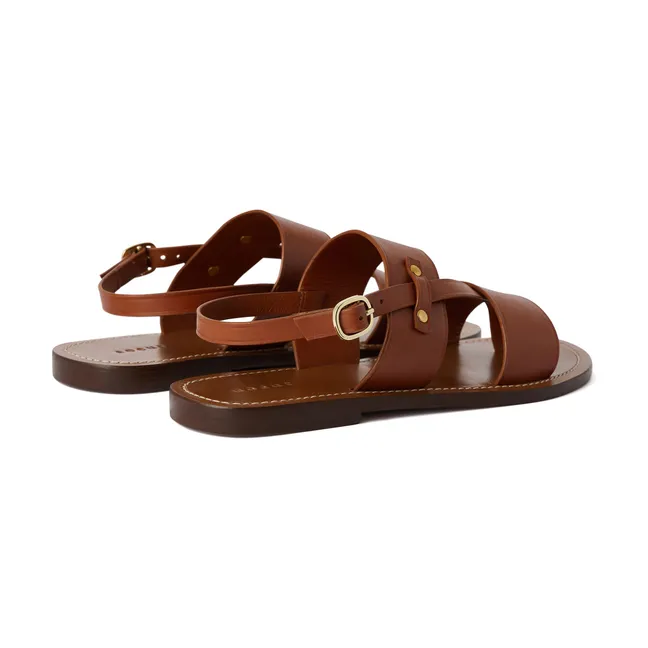 Amazonia Leather sandals | Natural