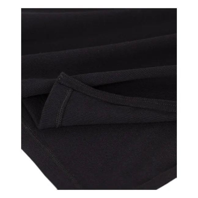 Vestido de algodón orgánico Babacar | Negro