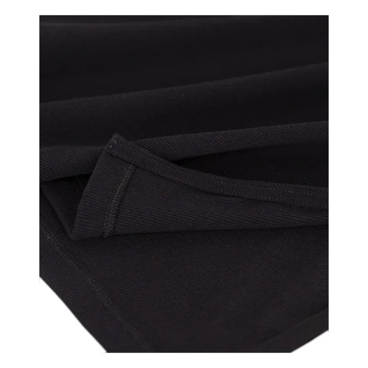 Robe Babacar Coton Bio | Noir- Image produit n°2