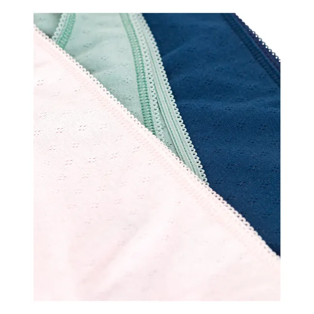 3er-Pack Slips aus Bio-Baumwolle | Navy