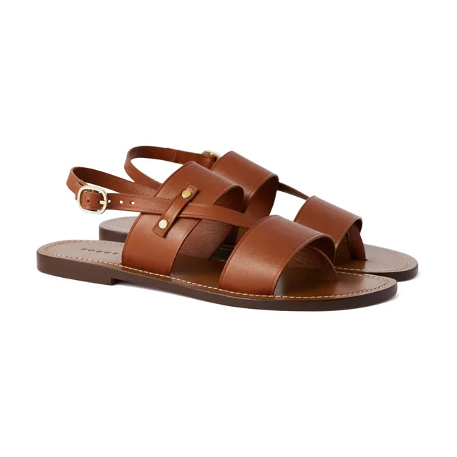 Amazonia Leather sandals | Natural