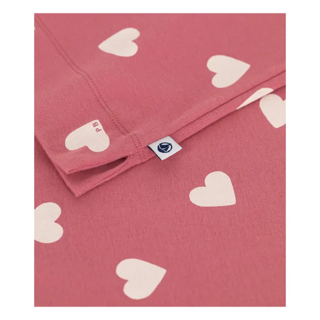 Camisón Bretella de algodón orgánico | Rosa Viejo