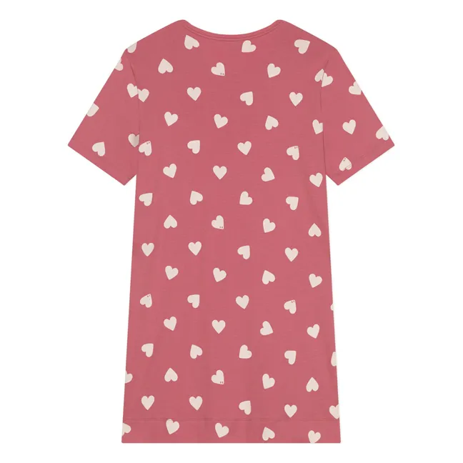 Camisón Bretella de algodón orgánico | Rosa Viejo