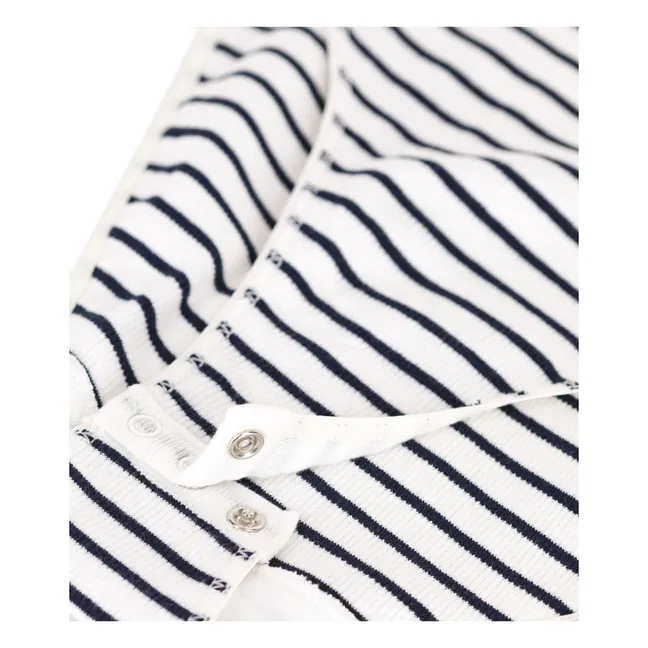 Body Streifen Bio-Baumwolle | Navy