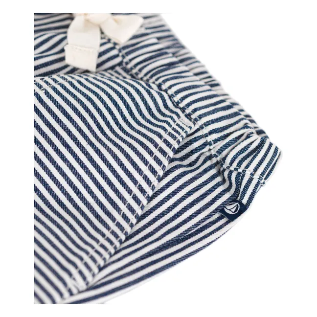 Themis organic cotton pants | Navy blue
