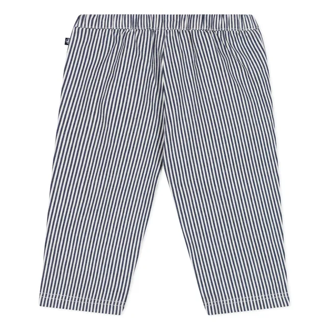 Themis organic cotton pants | Navy blue
