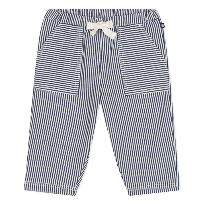 Pantaloni in cotone biologico Themis | Blu marino- Immagine del prodotto n°0