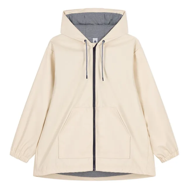 Manteau Ciré Taxine | Ecru