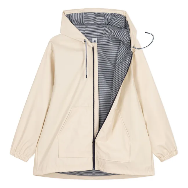 Manteau Ciré Taxine | Ecru