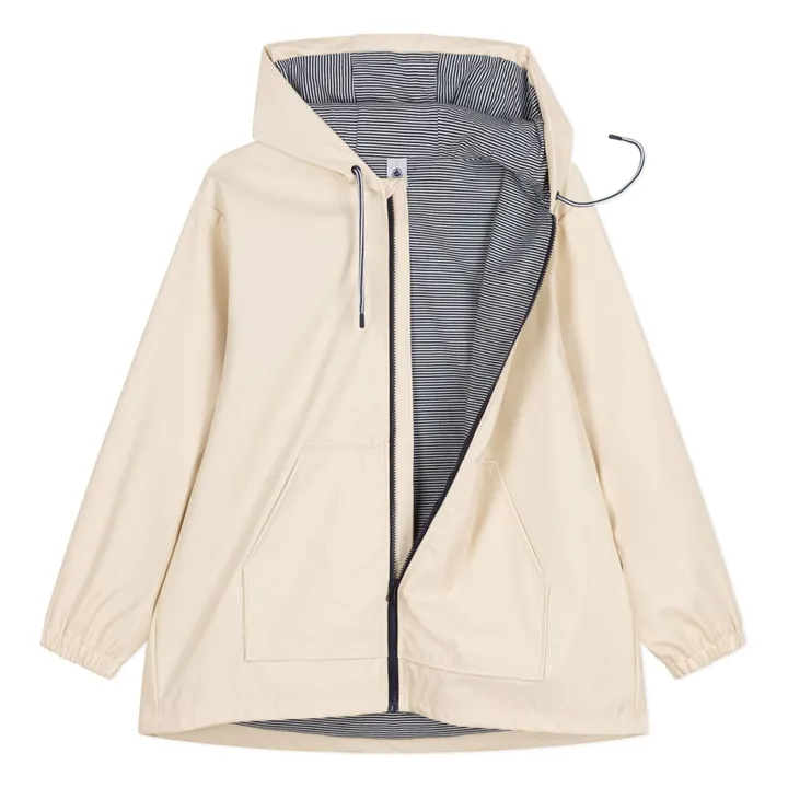 Manteau Ciré Taxine | Ecru- Image produit n°3