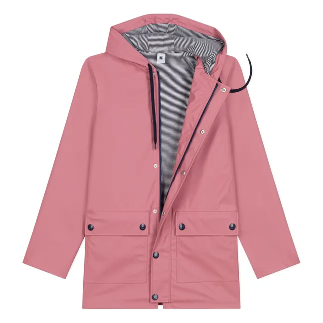 Manteau Ciré Tasse | Vieux Rose