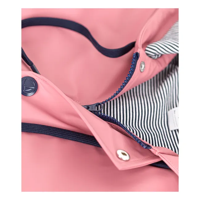Manteau Ciré Tasse | Vieux Rose