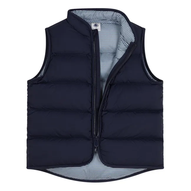 Tacaire Sleeveless Jacket | Navy blue