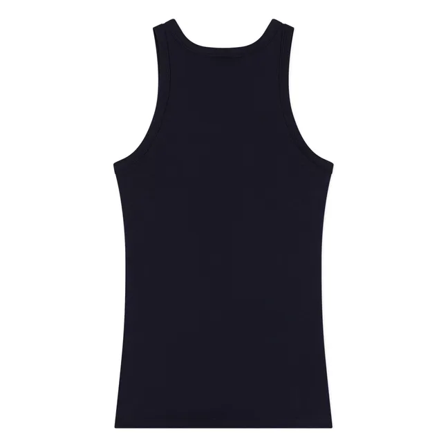 Camiseta de tirantes de algodón orgánico | Negro