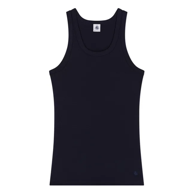 Camiseta de tirantes de algodón orgánico | Negro