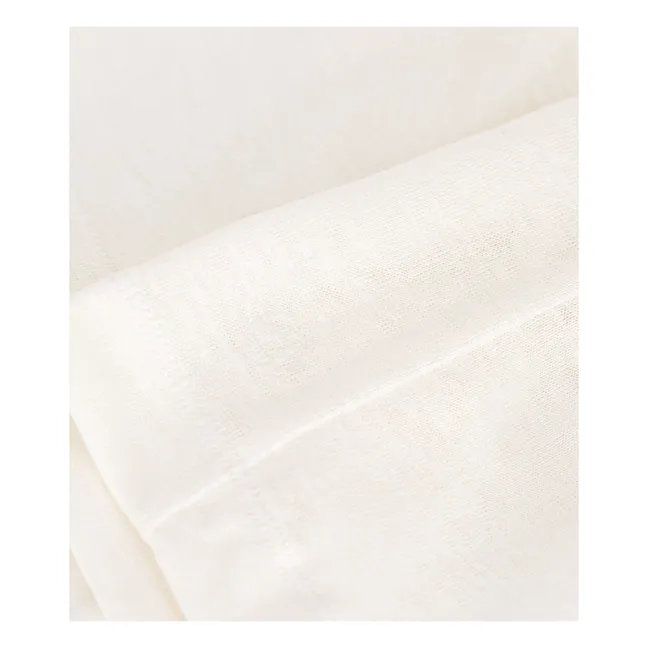 T-Shirt Jersey Leinen | Weiß