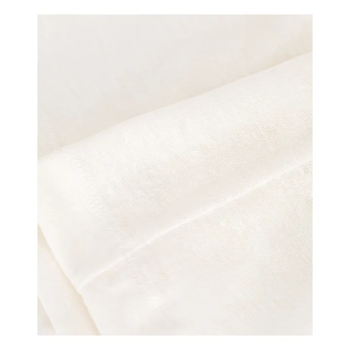 T-Shirt Jersey Lin | Blanc- Image produit n°2