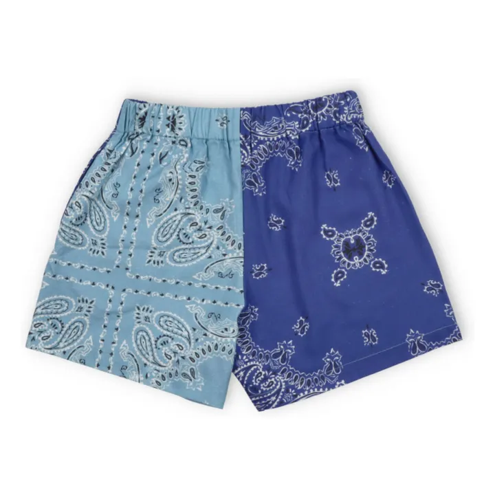 Short Bandana Mileto | Bleu azur- Image produit n°1