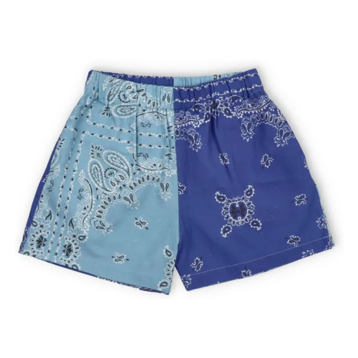 Short Bandana Mileto | Bleu azur- Image produit n°0