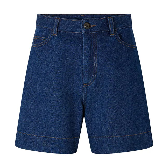 Aki Denim shorts | Washed blue