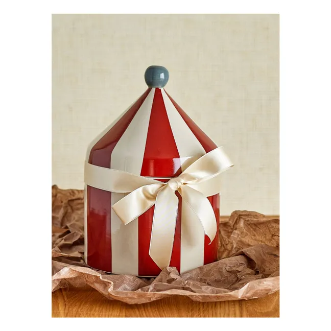 Cimmi stoneware storage box | Red