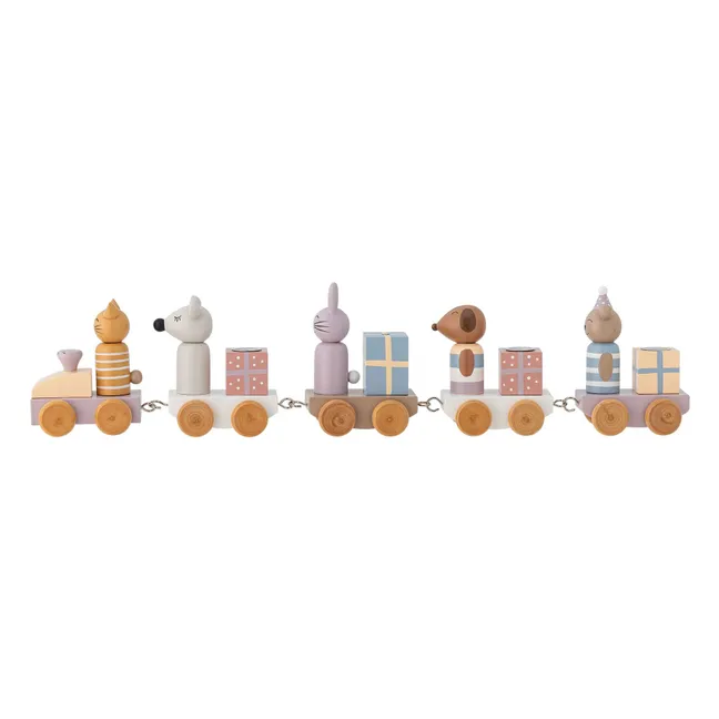 Train d'anniversaire Junaid | Rose