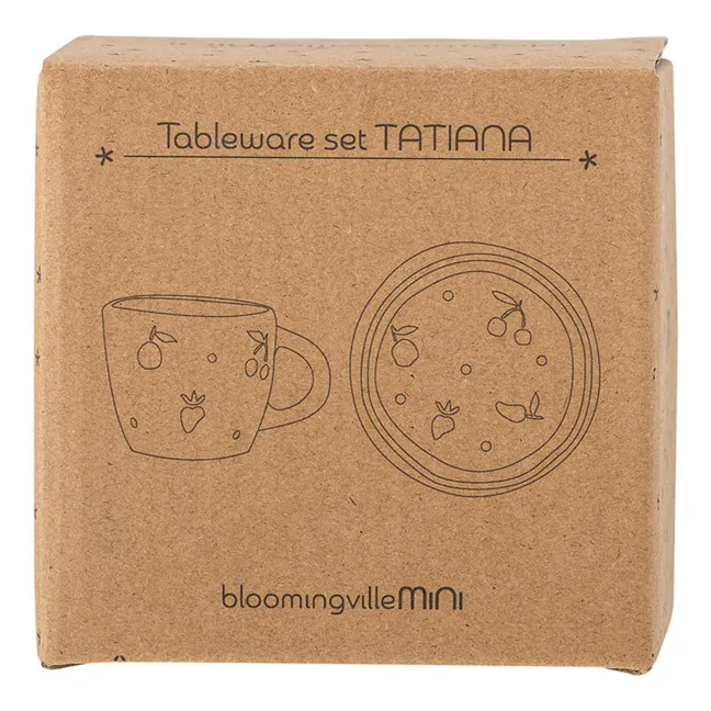 Tatiana ceramic dinnerware set | Off white