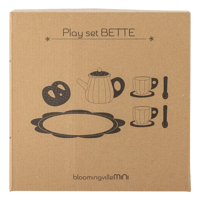 Juego de té Bette | Marrón