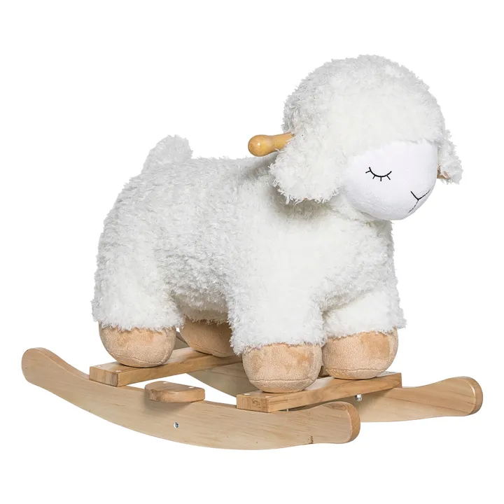 Mouton à bascule Laasrith | Blanc- Image produit n°0