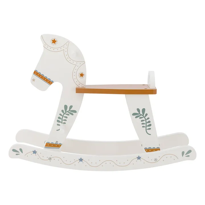 Cheval à bascule Ruddy | Blanc- Image produit n°2