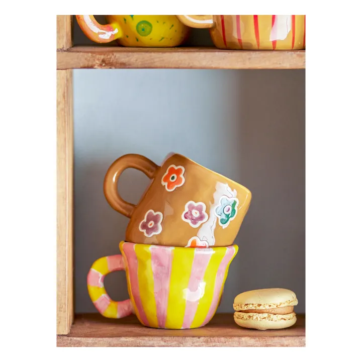 Tasse en céramique Nini | Rose- Image produit n°1