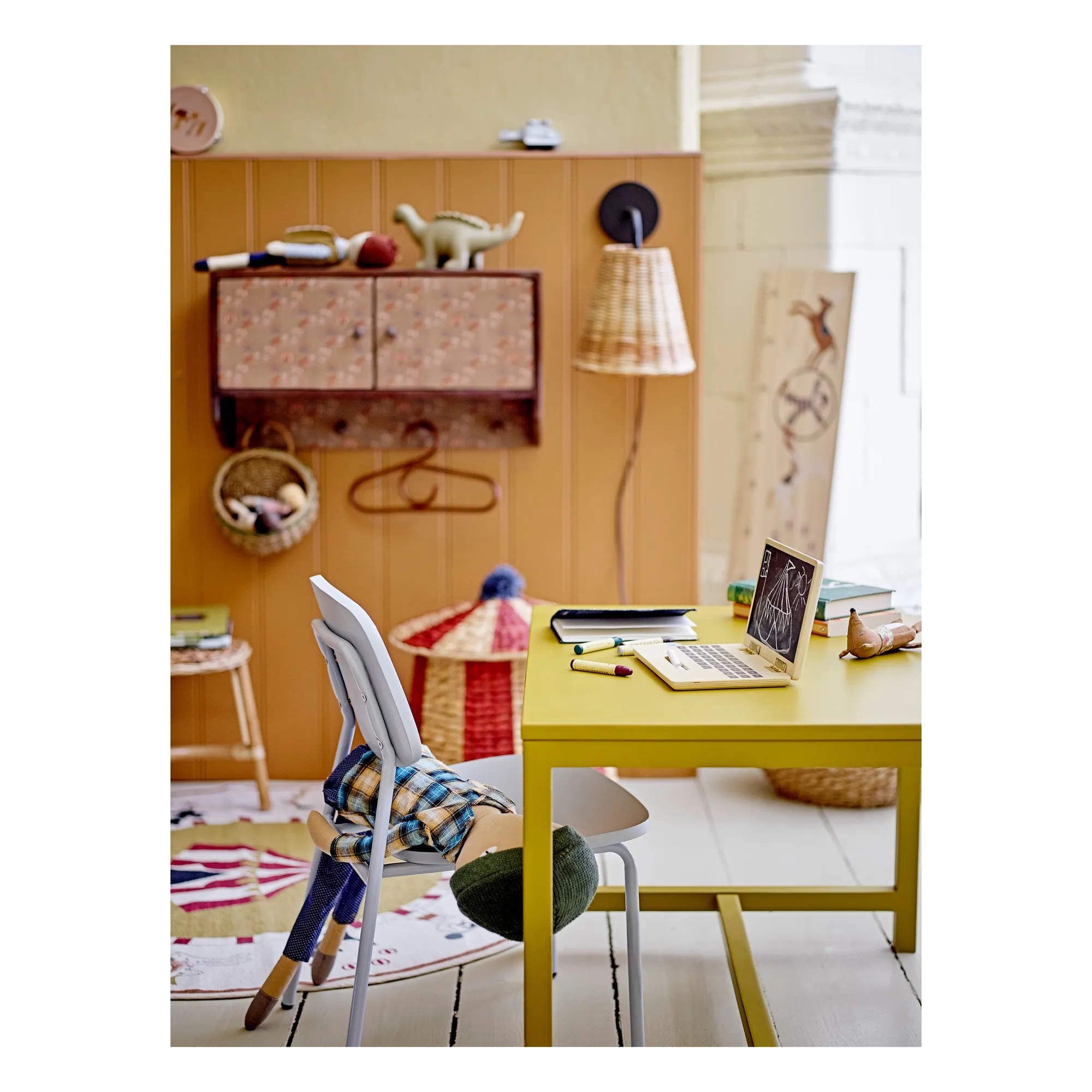 Chaise enfant Gugga | Bleu gris- Image produit n°5