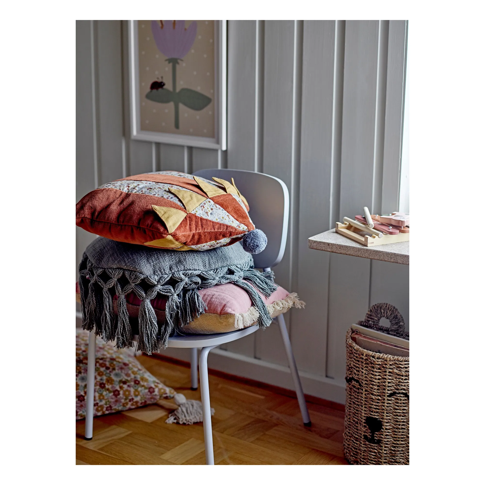 Chaise enfant Gugga | Bleu gris- Image produit n°6