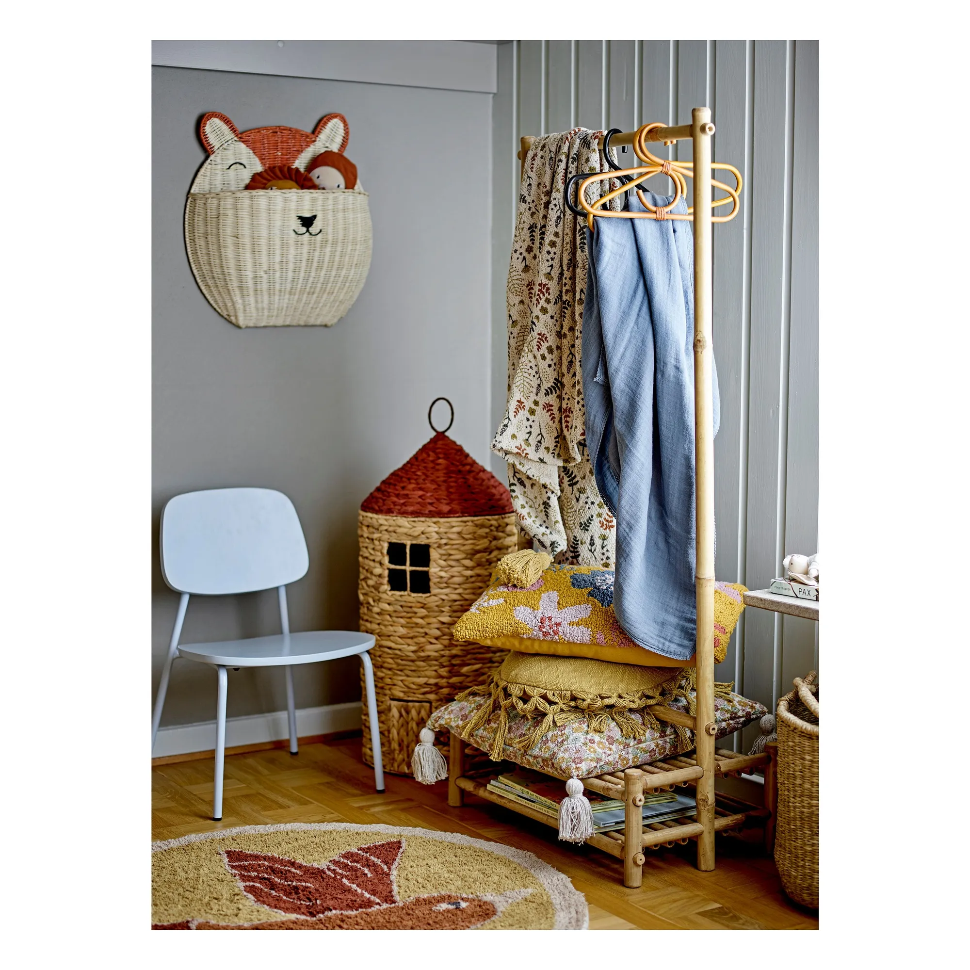 Chaise enfant Gugga | Bleu gris- Image produit n°2