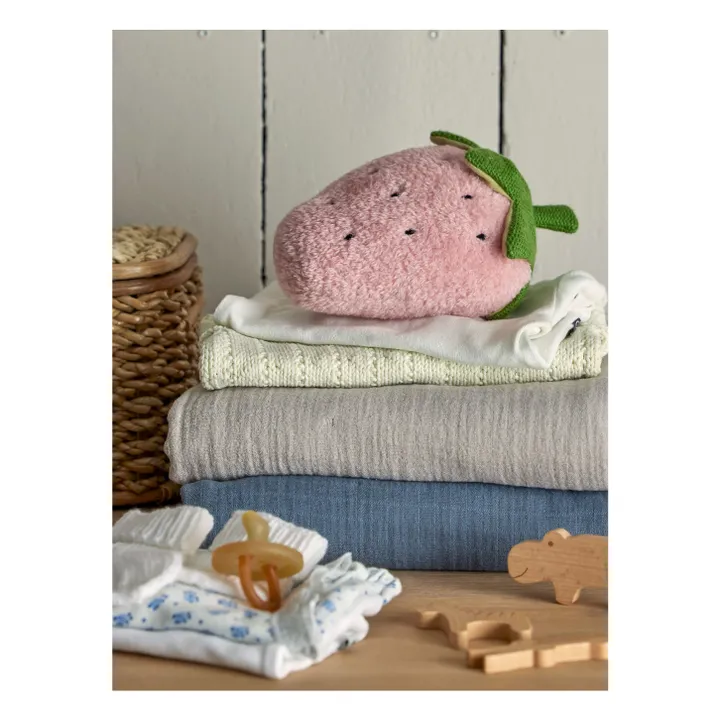 Hochet fraise Simme | Rose- Image produit n°2