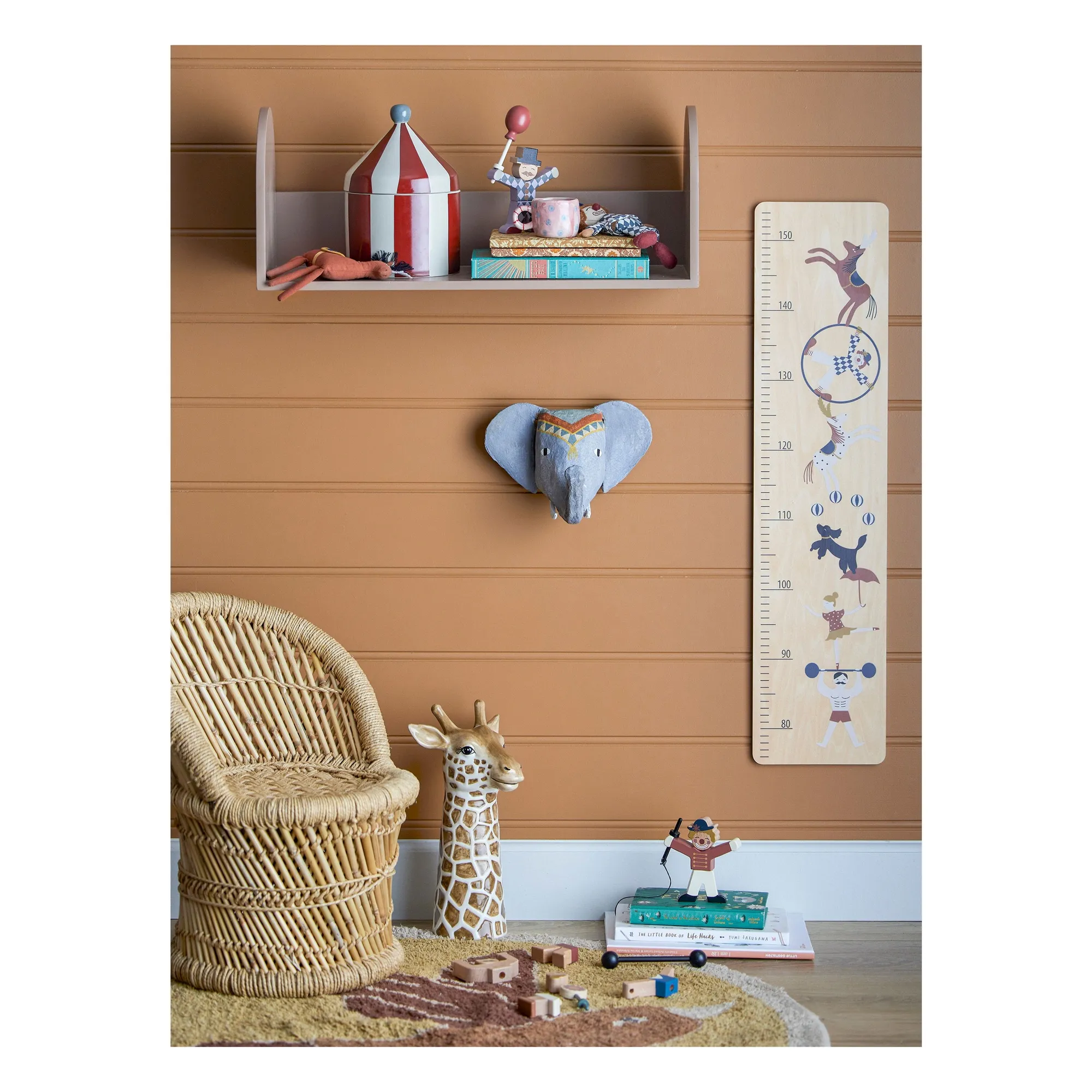 Boite de rangement en grès Cimmi | Rouge- Image produit n°5