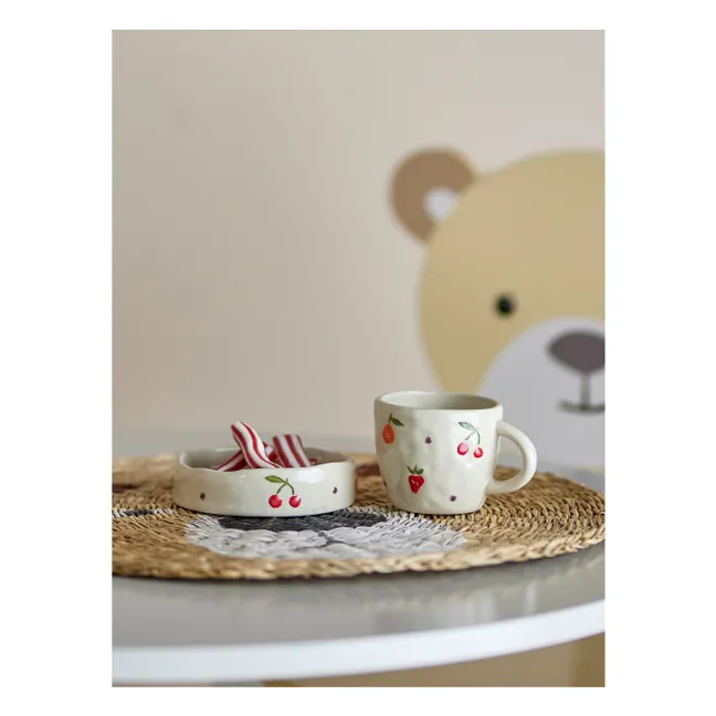 Tatiana ceramic dinnerware set | Off white