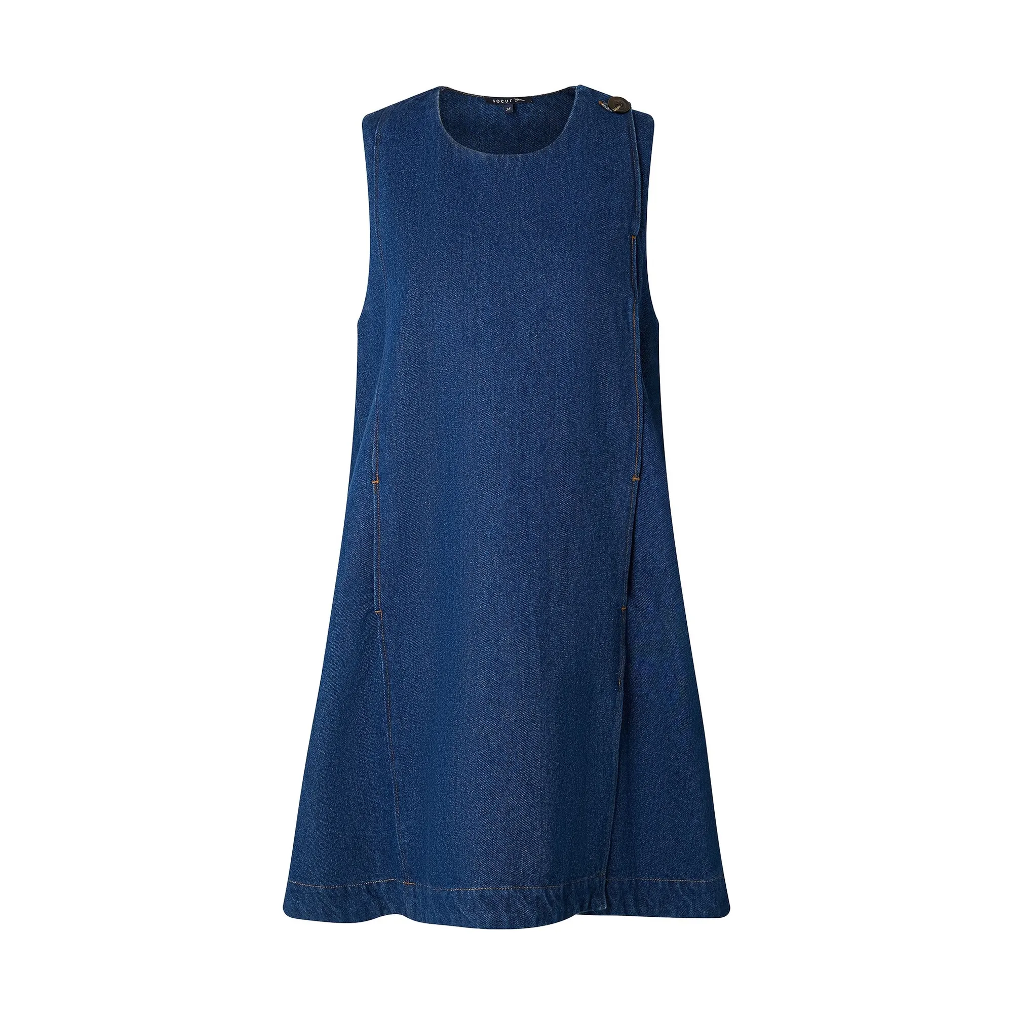 Soeur - Annette Denim dress - Indigo blue | Smallable