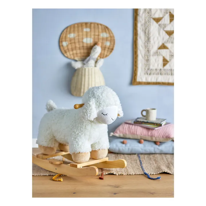 Mouton à bascule Laasrith | Blanc- Image produit n°1