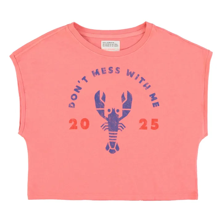 Débardeur Francesca Lobster Coton et Lin | Rose- Image produit n°0