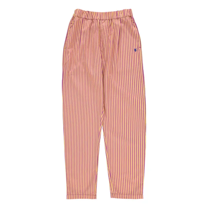 Pantalon Rayures | Jaune- Image produit n°0