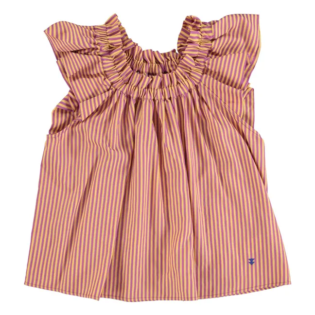 Blusa de rayas | Amarillo
