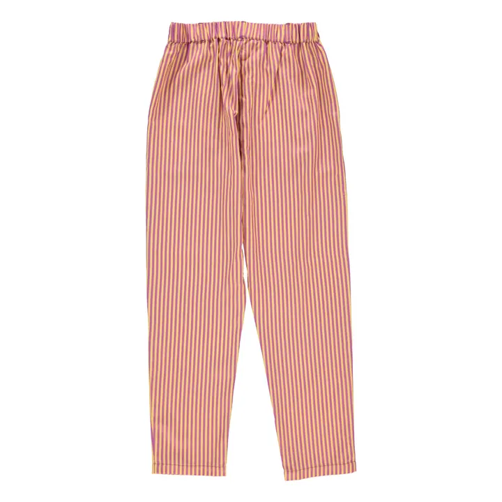 Pantalon Rayures | Jaune- Image produit n°1