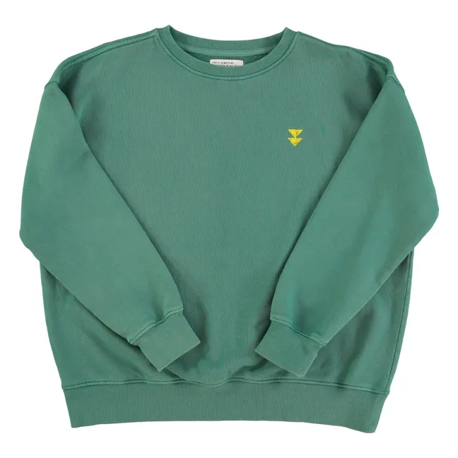 Sudadera de algodón orgánico Julie Famiglia | Verde