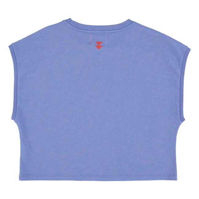Francesca Bang cotton and linen tank top | Blue