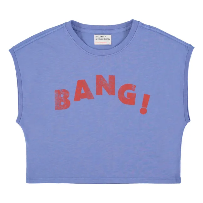 Francesca Bang cotton and linen tank top | Blue